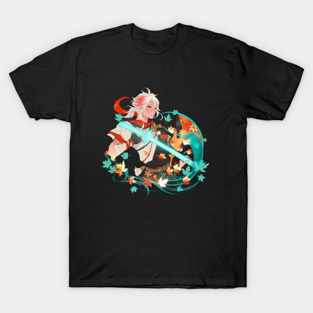 kazuha genshin impact sticker T-Shirt by Mariliya